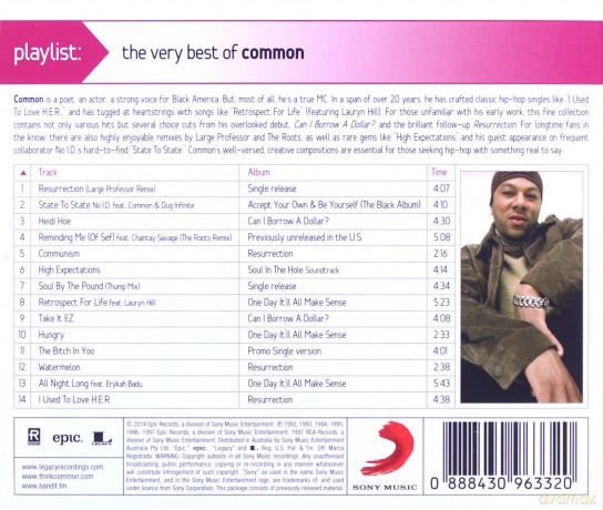 Common: Playlist: The Very Best of Common [CD]
