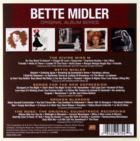 Bette Midler: Original Album Series [BOX] [5CD]