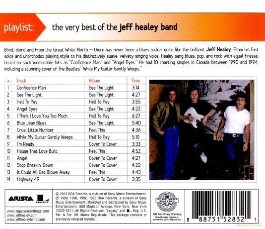 Jeff Healey: Playlist: The Very Best of Jeff Healey [CD]