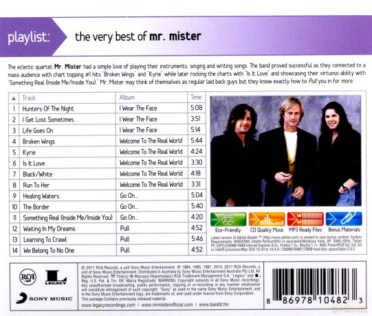 Mr Mister: Playlist: The Very Best of Mr Mister [CD]