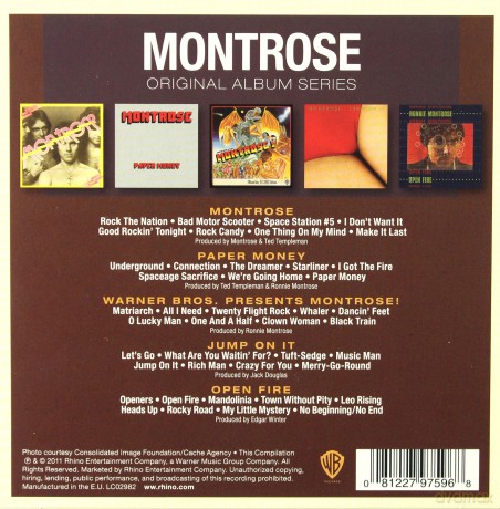 Montrose: Original Album Series [BOX] [5CD]