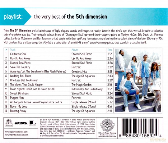 Fifth Dimension: Playlist: The Very Best of the Fifth Dimension [CD]