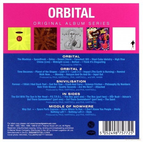 Orbital: Original Album Series [BOX] [5CD]