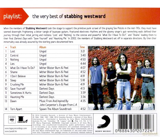 Stabbing Westward: Playlist: Very Best Of [CD]