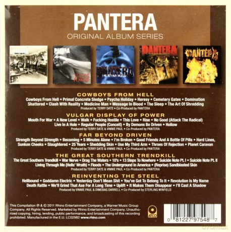 Pantera: Original Album Series [BOX] [5CD]