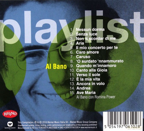 Al Bano Carrisi: Playlist:Al Bano Carrisi [CD]