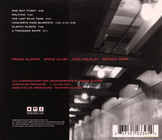 Frank Glover: Politico [CD]