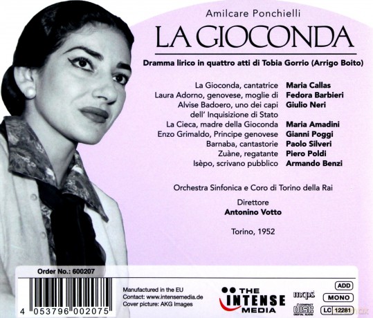 Maria Callas: Ponchielli: La Gioconda [3CD]