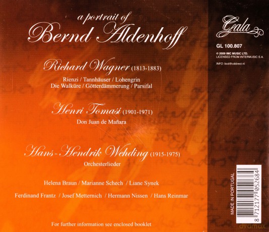 Bernd Aldenhoff: Portrait Of [2CD]