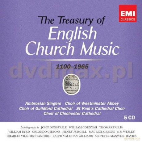 The Treasury Of English Church Music (Limited) [5CD]