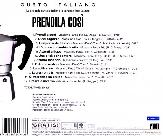 Massimo Farao' Trio: Prendila Cosi' [CD]
