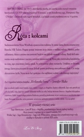 Romans historyczny 72: Róża z kolcami - Bertrice Small [książka]