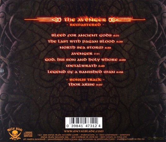 Amon Amarth: The Avenger Remastered [CD]