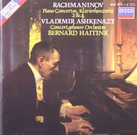 Vladimir Ashkenazy: Rachmaninov: Piano Concertos Nos 2 & 4 [CD]