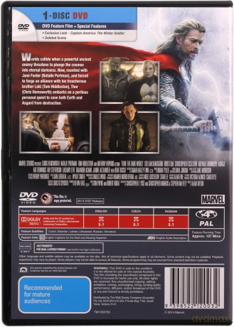 Thor, The Dark World [DVD]