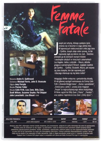 Femme Fatale [DVD]