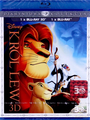 Król Lew 3D (Disney) [Blu-Ray 3D]+[Blu-Ray]