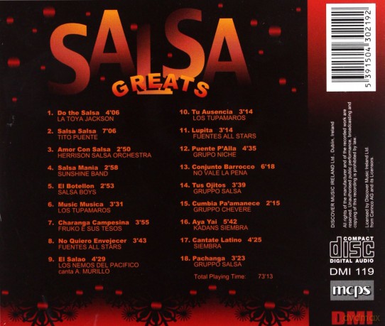 Salsa Dance Greats [CD]