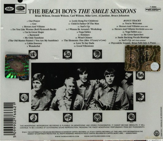The Beach Boys: The Smile Sessions [CD]