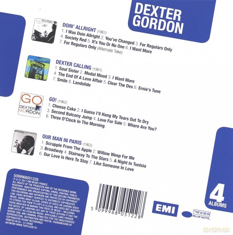 Dexter Gordon: Boxset (Limited) [4CD]