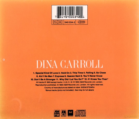 Dina Carroll: So Close [CD]