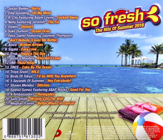 So Fresh - Hits of Summer 2016 [CD]