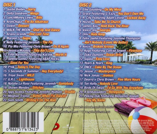 So Fresh - Hits of Summer 2016 + Best Of 2015 [2CD]