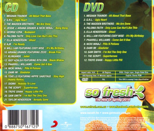 So Fresh: The Hits of Spring 2014 [2CD]