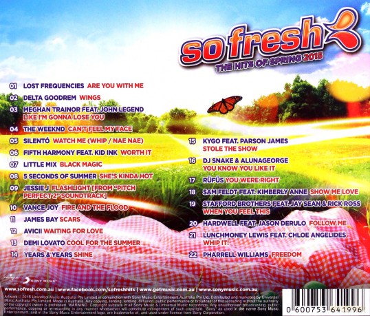 So Fresh: The Hits of Spring 2015 [CD]