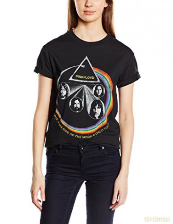 Pink Floyd: Rainbow Faces, Black (S) [T-SHIRT]