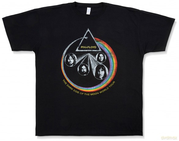 Pink Floyd: Rainbow Faces, Black (XL) [T-SHIRT]