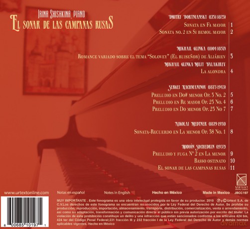 Irina Shishkina: Sonar De Las Campanas Rusas [CD]