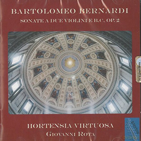 Hortensia Virtuosa: Sonata Prima A 2 Violini E Bc Op 2 [CD]