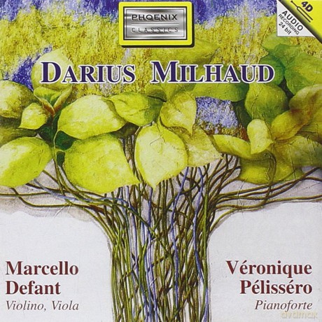 Darius Milhaud: Sonata X Vl, Sonate X Vla Nn.1 E 2, [CD]