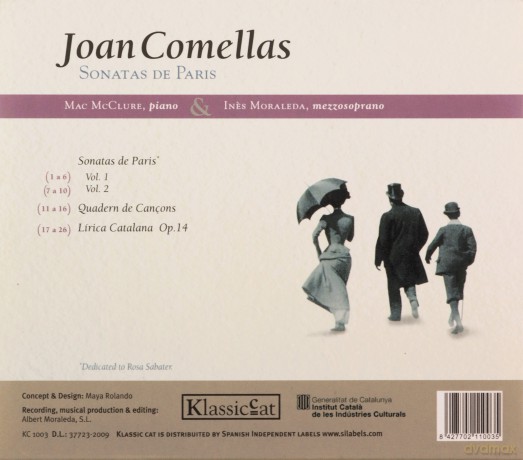 J. Comellas: Sonatas De Paris [CD]