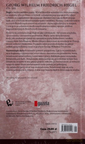 Wielcy filozofowie 17. Fenomenologia ducha. Tom 1 - Georg Wilhelm Friedrich Hegel [KSIĄŻKA]