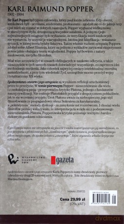 Wielcy filozofowie 21. Społeczeństwo otwarte. Tom 1 - Karl Popper [KSIĄŻKA]
