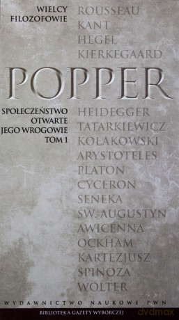 Wielcy filozofowie 21. Społeczeństwo otwarte. Tom 1 - Karl Popper [KSIĄŻKA]