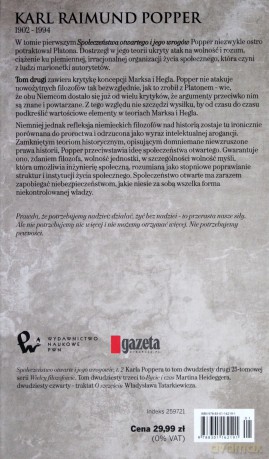 Wielcy filozofowie 22. Społeczeństwo otwarte. Tom 2 - Karl Popper [KSIĄŻKA]