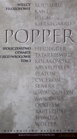Wielcy filozofowie 22. Społeczeństwo otwarte. Tom 2 - Karl Popper [KSIĄŻKA]