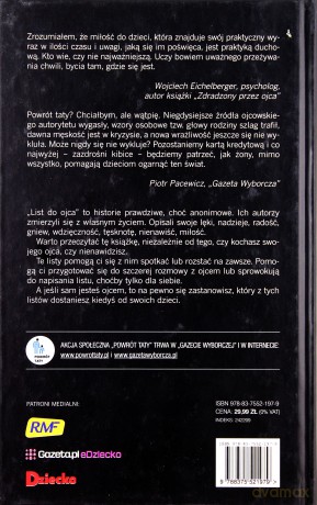 List do ojca - Grzegorz Piechota, Jerzy Wójcik [KSIĄŻKA]