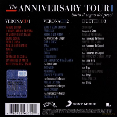 Antonello Venditti: Sotto Il Segno Dei Pesci - The Anniversary Tour [CD]