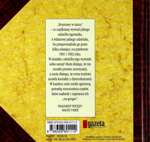 Rozmowy w tańcu - Agnieszka Osiecka [KSIĄŻKA]+[CD]