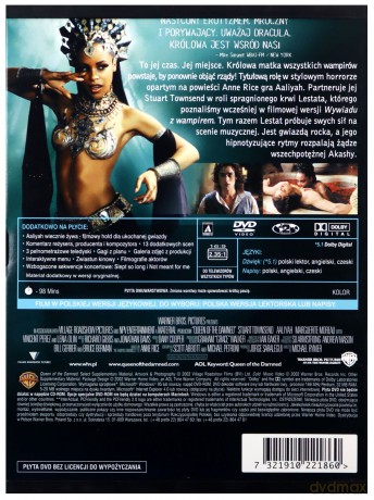 Królowa potępionych [DVD]
