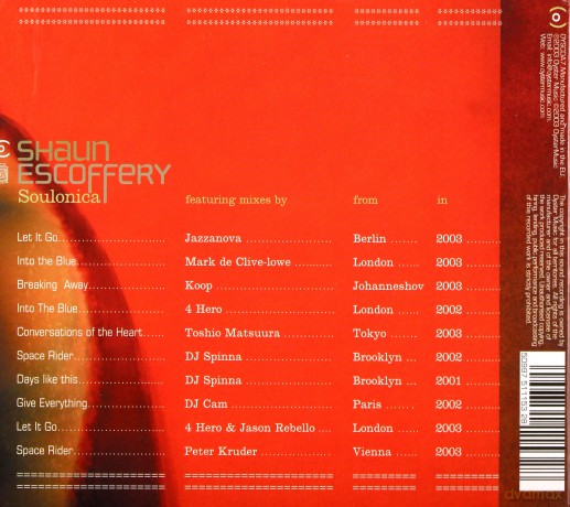 Shaun Escoffery: Soulonica [CD]