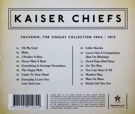 Kaiser Chiefs: Souvenir: Singles 2004 - 2012 [CD]