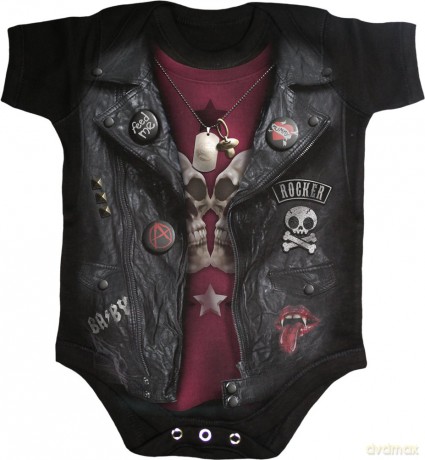 Spiral: Spiral - Baby Biker Black (Body Neonato Tg. S) [CD]