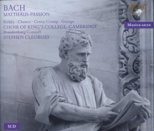 J.C. Bach: St Matthew's Passion [3CD]