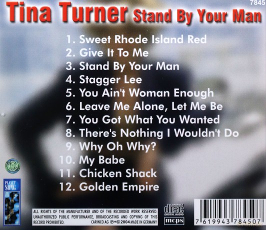 Tina Turner: Stand By Your Man [CD]