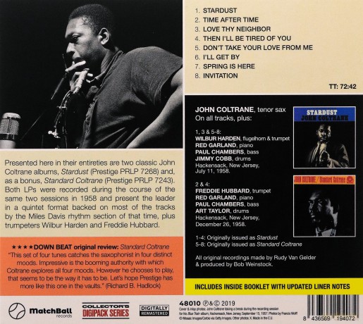 John Coltrane: Stardust [CD]